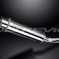 Delkevic 14" Stainless Round Muffler - Aprilia Rsv Mille 1000 - 98-03 Exhaust