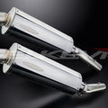 Delkevic 14" Stainless Oval Muffler - Aprilia Rsv 1000 R Factory - 03-10 Exhaust