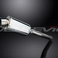 Delkevic 9" Stainless Oval Muffler - Yamaha FZR1000 Exup 1989-1995 Exhaust