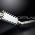Delkevic 9" Stainless Steel Oval Muffler - Yamaha YZF-R1 2002-2003 Exhaust