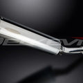 Delkevic 18" Stainless Oval Muffler - Aprilia Rsv Mille 1000 - 98-03 Exhaust
