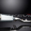 Delkevic 9" Stainless SS70 Oval Muffler - Honda NT700V Deauville - 06-15 Exhaust