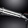 Delkevic 14" Stainless Round Muffler - Honda VFR1200X Crosstourer 12-17 Exhaust