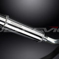 Delkevic 14" Stainless Round Muffler - Suzuki GSX1250FA Traveller 10-16 Exhaust
