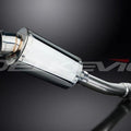 Delkevic 9" Stainless Steel Oval Muffler - Suzuki GSX-R750 Srad - 96-99 Exhaust