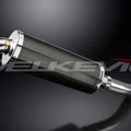 Delkevic 14" Carbon Fiber Oval Muffler - Suzuki GSX-S750 GSR750 Exhaust