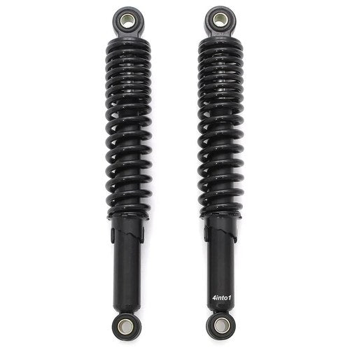 Black Rear Shocks - Eye To Eye - 320mm / 12.5" - Honda Kawasaki Yamaha Suzuki