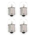 Set of 4 Mini 1156 Turn Signal Bulbs - Single Filament - Clear