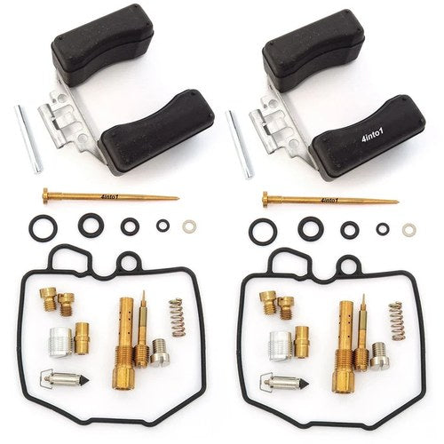 Deluxe Carburetor Rebuild Kit With Floats - Honda CM400 CM400A CM400T - 1979