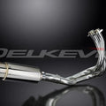 Delkevic 2-1 Stainless Exhaust System 8" Muffler - Kawasaki Ninja 650 2017-2024