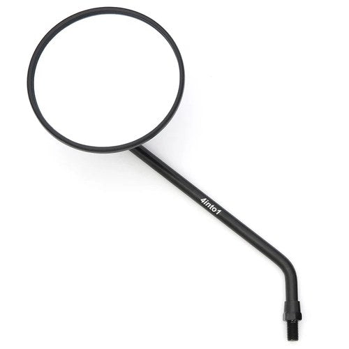 Universal Left Side Black Motorcycle Mirror - 10MM x 1.25 Honda Kawasaki Suzuki