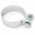 Chrome Cafe Racer Motorcycle Exhaust / Muffler Clamp - 1 7/8" - Emgo 80-62343