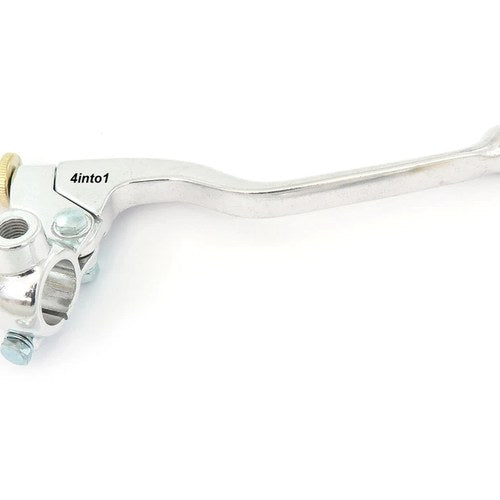Kawasaki GP Drum Brake Lever Assembly w/ Mirror Mounts - Chrome - 7/8"