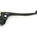 Kawasaki Motorcycle Drum Brake Lever Assembly w/ Mirror Mounts - Black - 7/8"