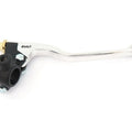Kawasaki GP Drum Brake Lever Assembly w/ Mirror Mounts - Black & Chrome - 7/8"
