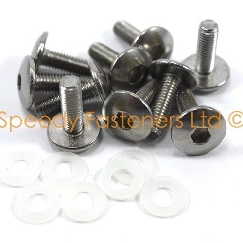 10x Triumph Daytona 600 650 Stainless Steel Head Light Mounting Bolts T3330941