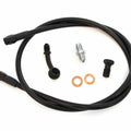 Stainless Steel Brake Line Kit - Black - Single Line - Honda CB400F CB550F