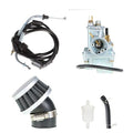 Carburetor Air Filter & Throttles Cable for Yamaha PW80 Dirt Bike Carb 1983-2006