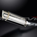 Delkevic 8" Stainless Steel Round Muffler - Suzuki GSX-R600 - 2008-2010 Exhaust
