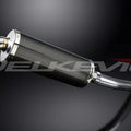 Delkevic 14" Carbon Fiber Oval Muffler - Suzuki GSX-R750 - 2004-2005 Exhaust