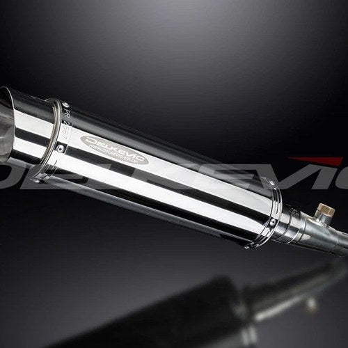 Delkevic 14" Stainless Steel SL10 Muffler - Honda Silver Wing FSC600 - 02-14