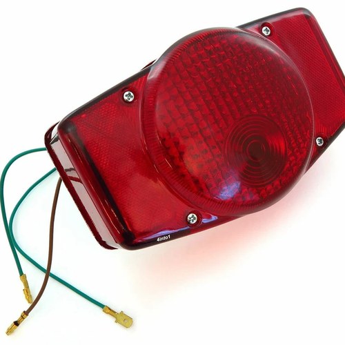 Honda Tail Light Assembly CB350 CB400F CB450 CB550 CB750 Brake Taillight 3 Wires