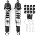 Performance Rear Shocks - Black w/ Chrome Spring - Eye / Eye - 335mm (13 1/8")