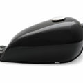 The Pacifica Bobber Gas Tank - Black - Cafe Racer Motorcycle Fuel Retro Classic