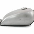 The Pacifica Bobber Gas Tank Raw Steel Cafe Racer Motorcycle Fuel Retro Classic