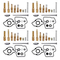 4x Carburetor Carb Repair Kit Fit 1991-1994 for Honda CBR600F2