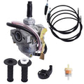 Carburetor & Throttle Cable & Handle Grip Bar For Honda XR50R 2000-2003 (7/8")
