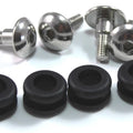 4x m6 Stainless Lower Fairing Shoulder Bolts & Grommets for Suzuki GSX-R750 Gsxr