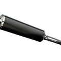Delkevic 18" Carbon Fiber Oval Muffler - Yamaha FZR1000 Exup - 1989-1994 Exhaust