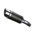 Delkevic 8" Carbon Round Muffler - Kawasaki Ninja 400 Z400 - 18-21 Exhaust