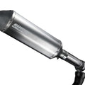 Delkevic 13.5" Titanium Slip-On X-Oval Muffler - BMW K1300S - 2009-2015 Exhaust