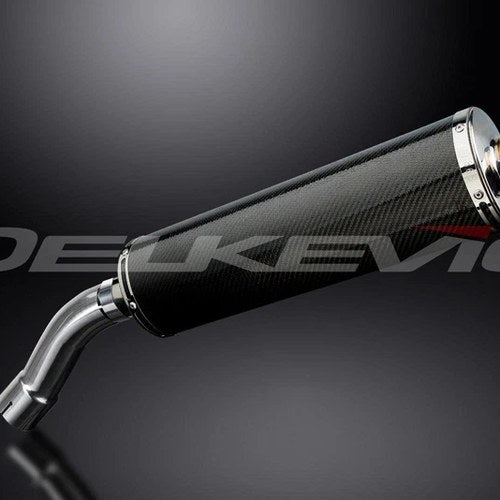Delkevic 18" Carbon Fiber Slip-On Oval Muffler - BMW F800GT - 2013-2017 Exhaust
