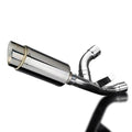 Delkevic Mini 8" Stainless Round Muffler - Ducati Supersport 939 - 17-19 Exhaust