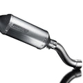 Delkevic 10" Titanium X-Oval Muffler - Ducati Monster 821 1200 1200s Exhaust