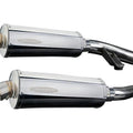 Delkevic 14" Stainless Steel Oval Mufflers - Triumph Trophy 1200 - 95-03 Exhaust
