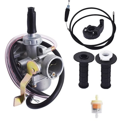 Carburetor & Throttle Cable & Handle Grip Bar For Honda Z50 1976-1999 (7/8")