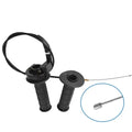 Throttle Hand Grips Cable Clamp Kit For Coleman CT200U Trail 200 Mini 196cc Bike