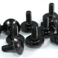 10x Black Aluminium Fairing Bolt m6 x 16mm +3mm Shoulder Step Motorcycle Screw