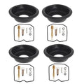4 Carburetor Carb Repair Kit Diaphragms for Kawasaki Ninja 750R 900R ZX 750 900