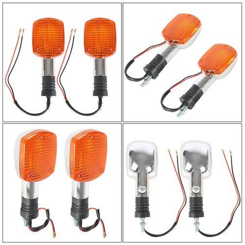 Front Pair turn signal indicators for Honda V45 VF750C VF700C with stem
