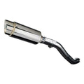 Delkevic Mini 8" Stainless Slip-On Round Muffler - Kawasaki Z750 - 04-06 Exhaust