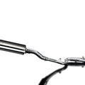 Delkevic Full 2-1 Exhaust 14" Stainless Round Muffler Kawasaki Ninja 300 - 13-17