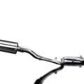 Delkevic Full 2-1 Exhaust 9" Oval Muffler - Kawasaki Ninja 300 - 13-17