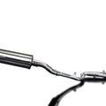 Delkevic Full 2-1 Exhaust System 14" Oval Muffler - Kawasaki Ninja 300 - 13-17