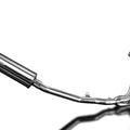 Delkevic 4-1 Stainless Exhaust 14" Oval Muffler Kawasaki ZRX1100/1200 - 99-05