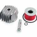 Oil Filter Cover Kit w/ Oil Filter Bolt Filter O-Rings Honda CB400F/500K/550/750